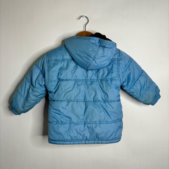 Nike Vintage Puffer Hooded Full Zip Jacket size 4 - Picture 3 of 10